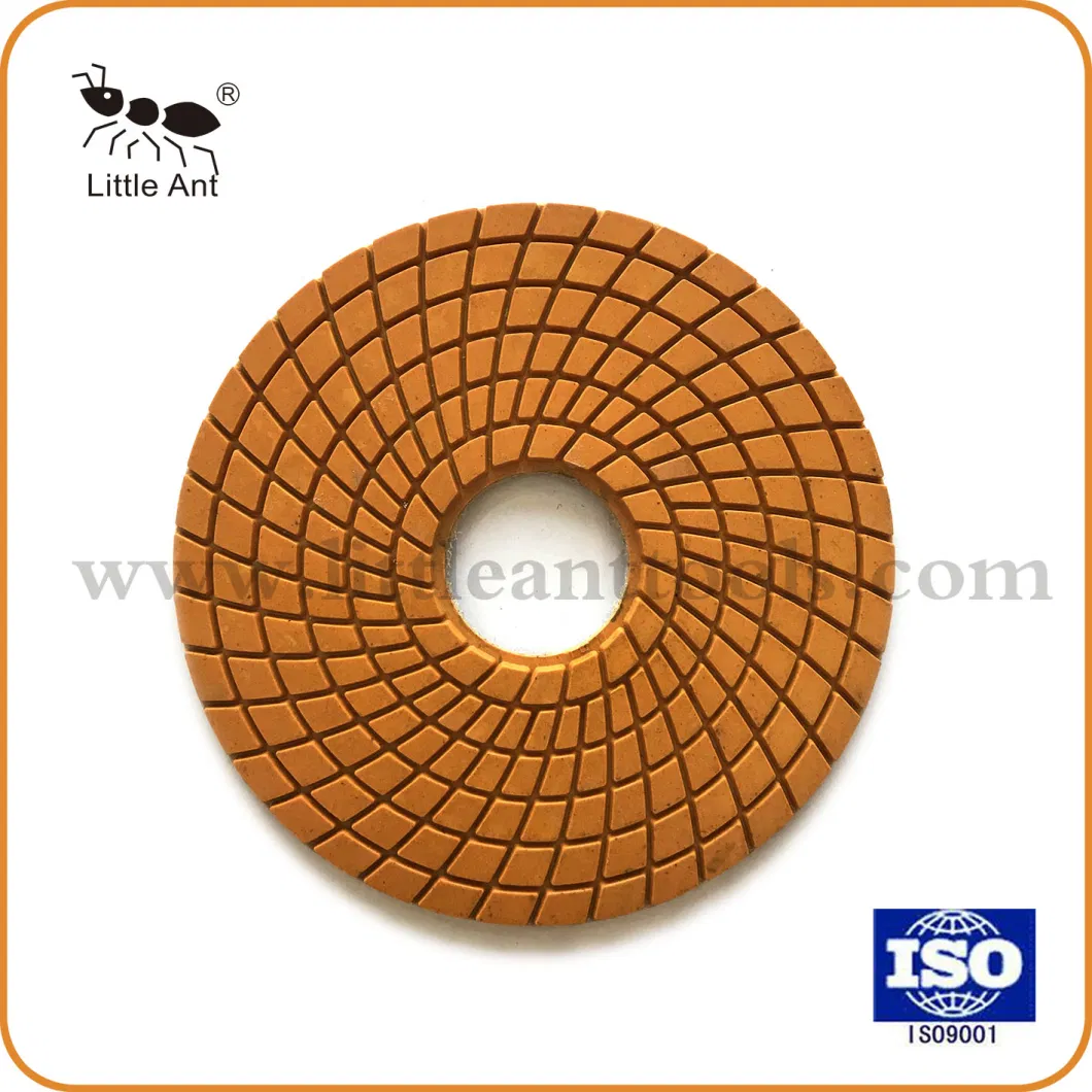 7&quot; Stone Polishing Pad Wet Use, Little Ant Diamond Tools