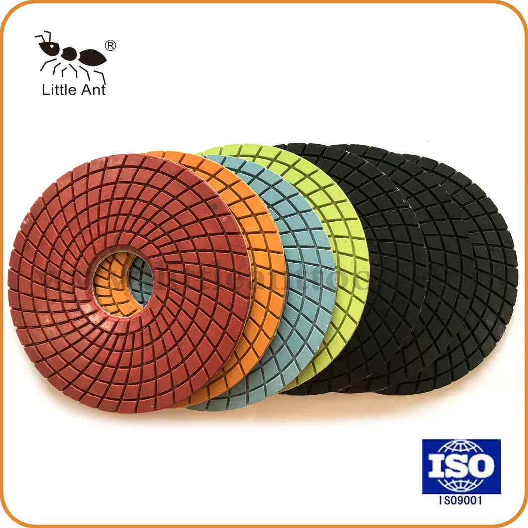 7&quot; Stone Polishing Pad Wet Use, Little Ant Diamond Tools